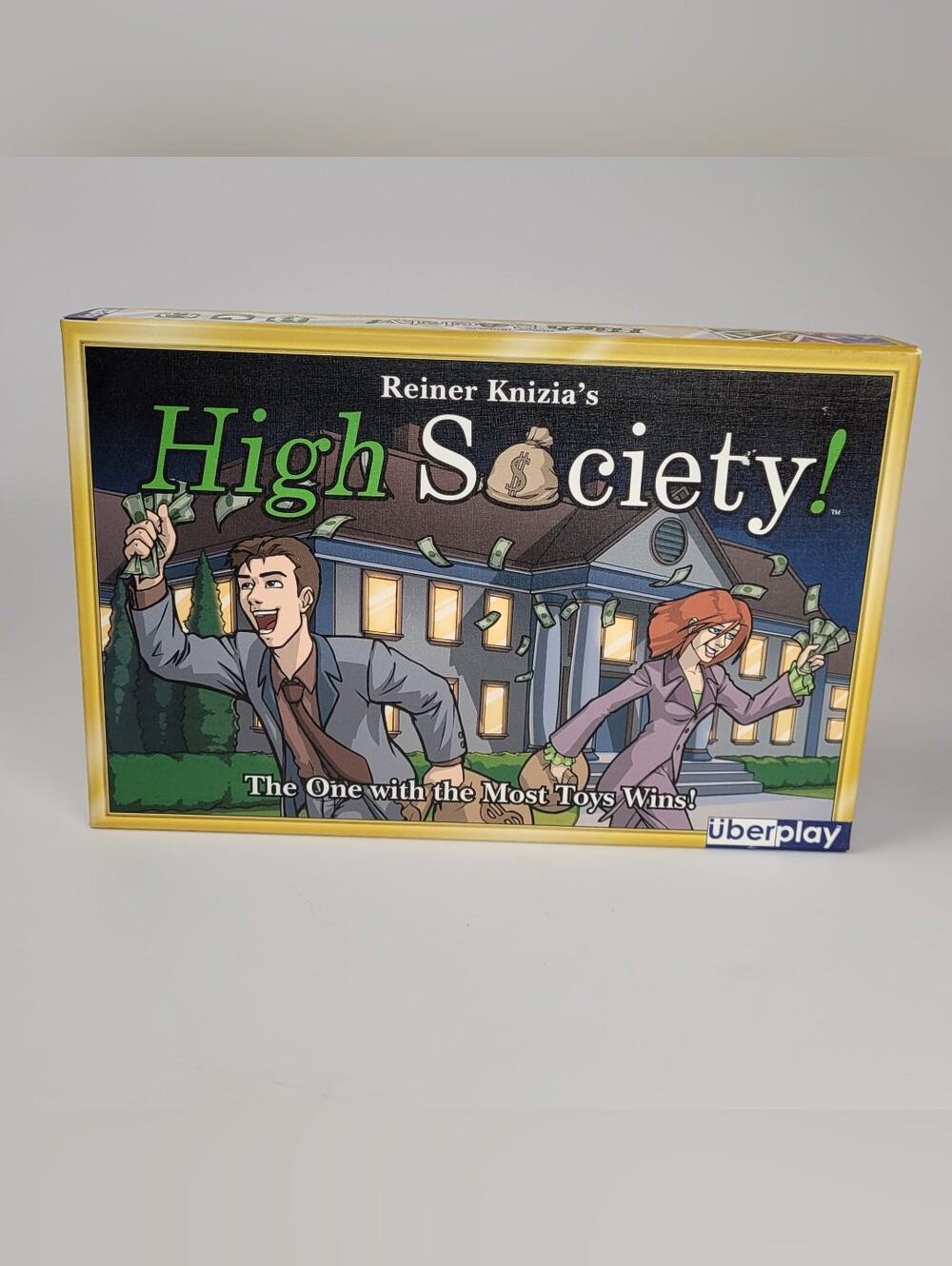 High Society by Uberplay An Exciting Bidding & Bluffing Card Game - New Open Box